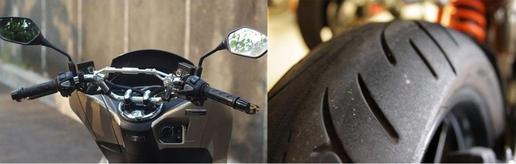Inilah Fungsi Stabilizer Setang dan Penyebab Ban Motor Blendung