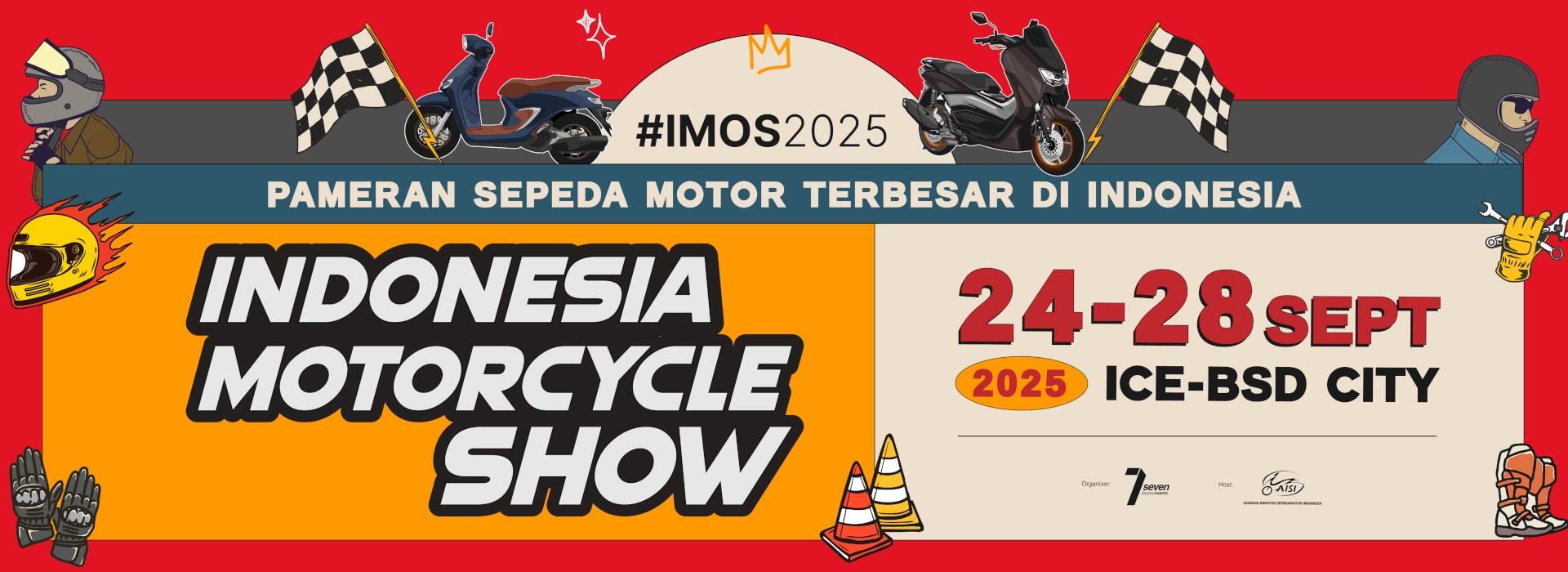 Indonesia Motorcycle Show (IMOS) logo